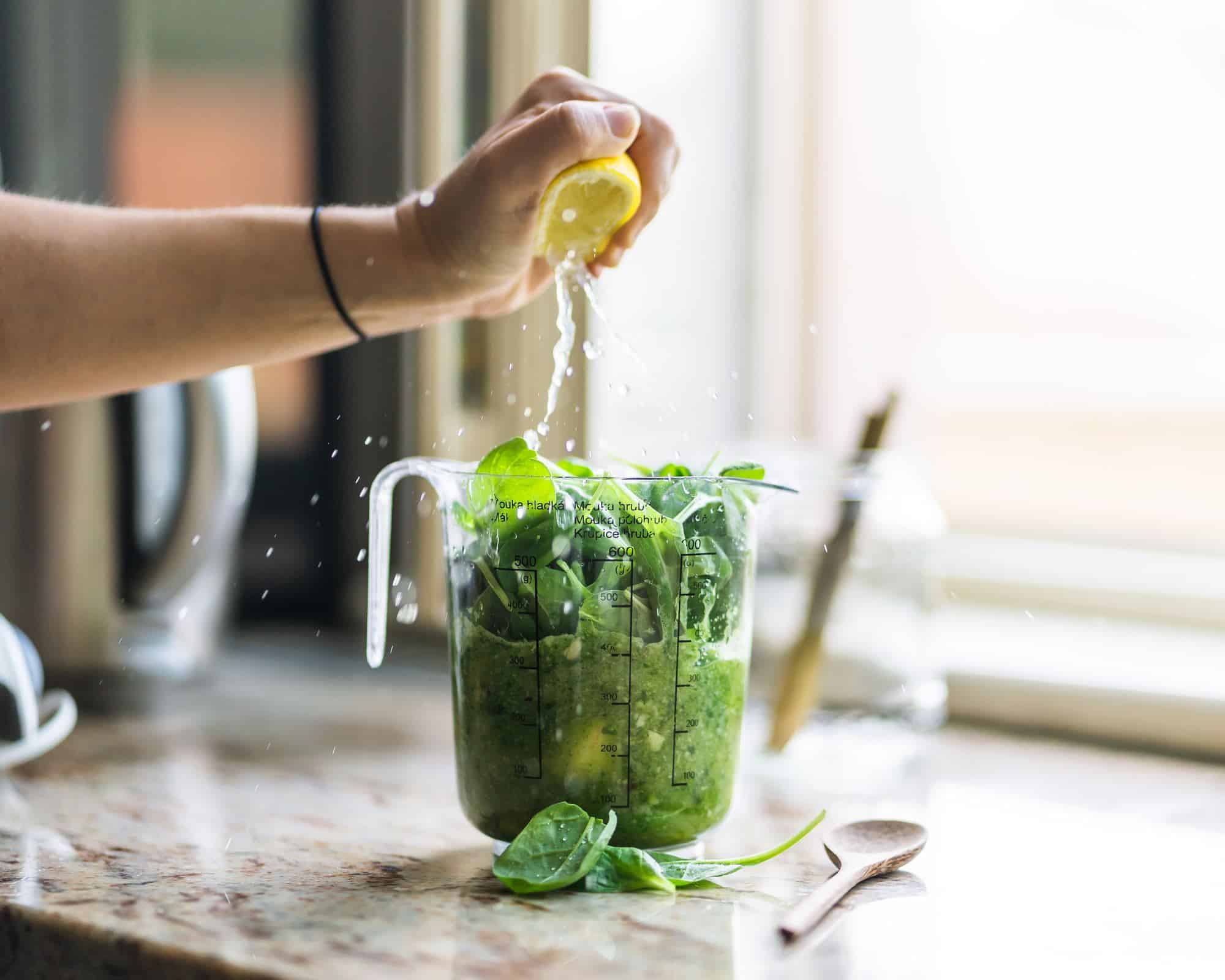 Illustration for Aromatic Herb Green Smoothie