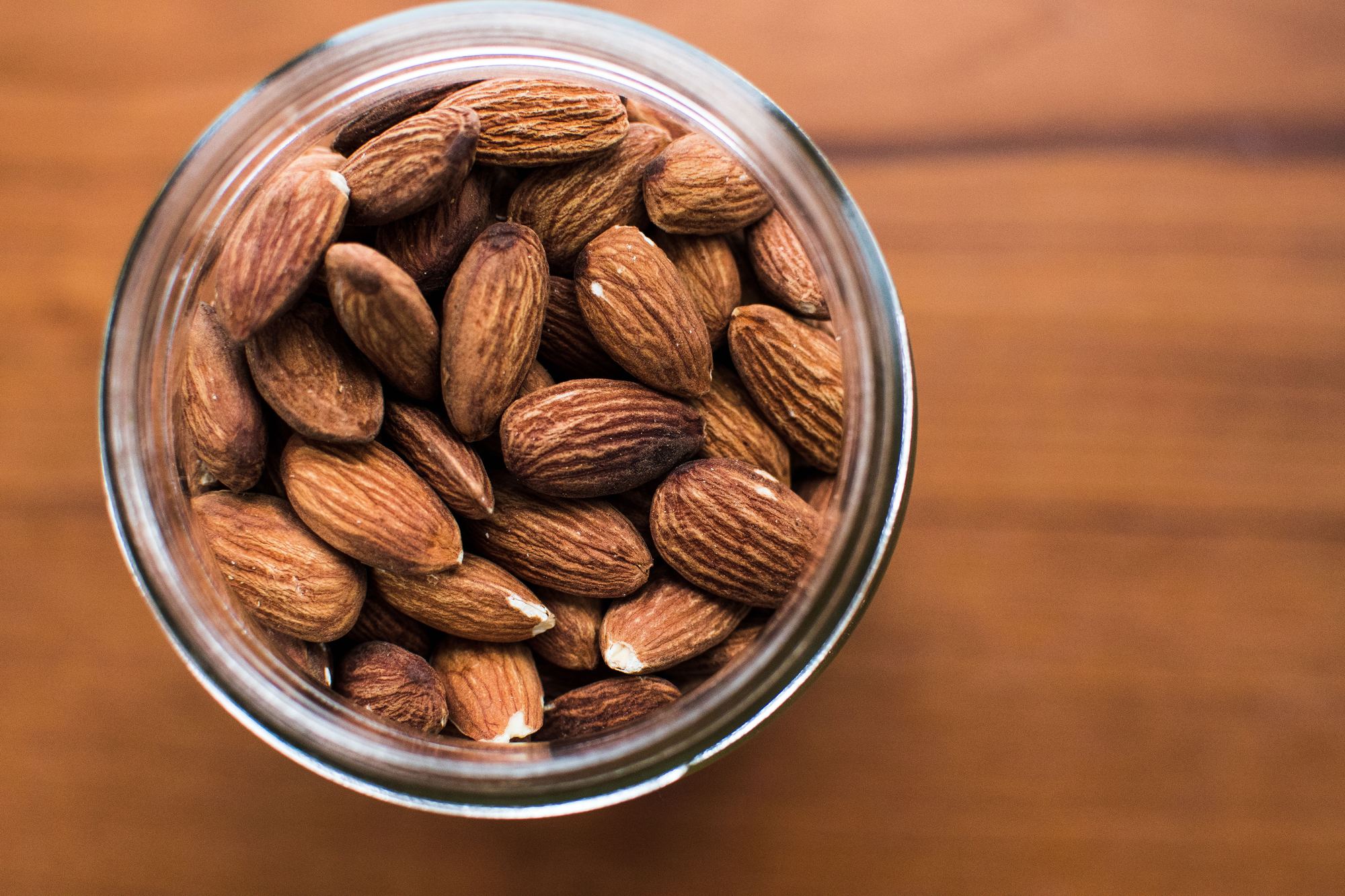 Almonds in a bowl