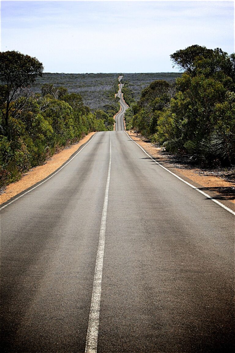 Open highway stretching out of sight