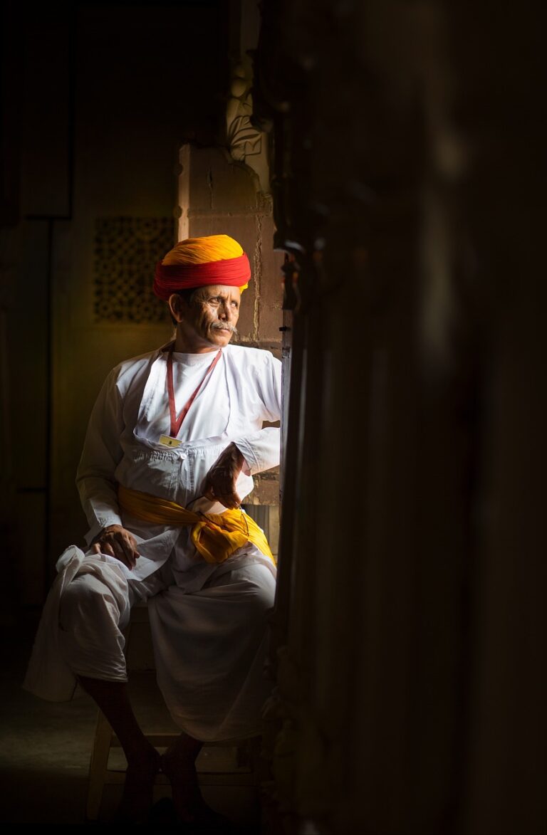 A man looking out at first light