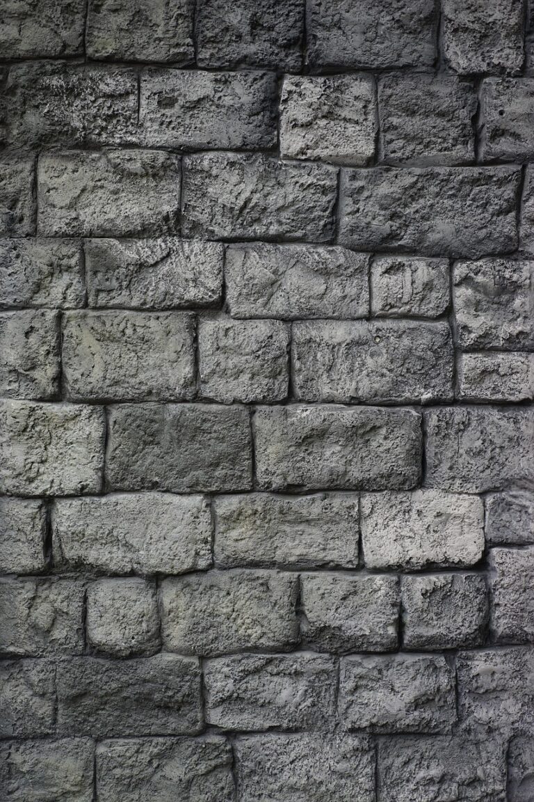 Old stonework worn by weather