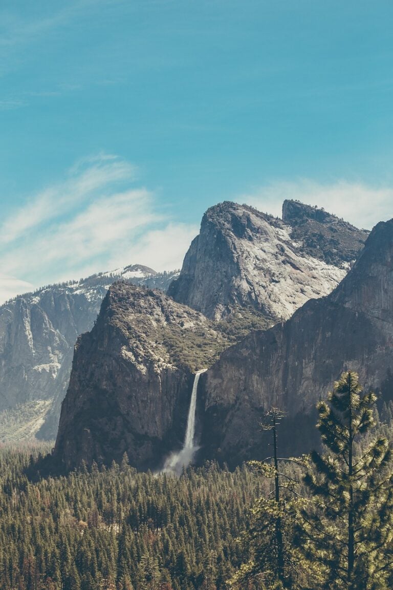 Bare rock near a mountain summit