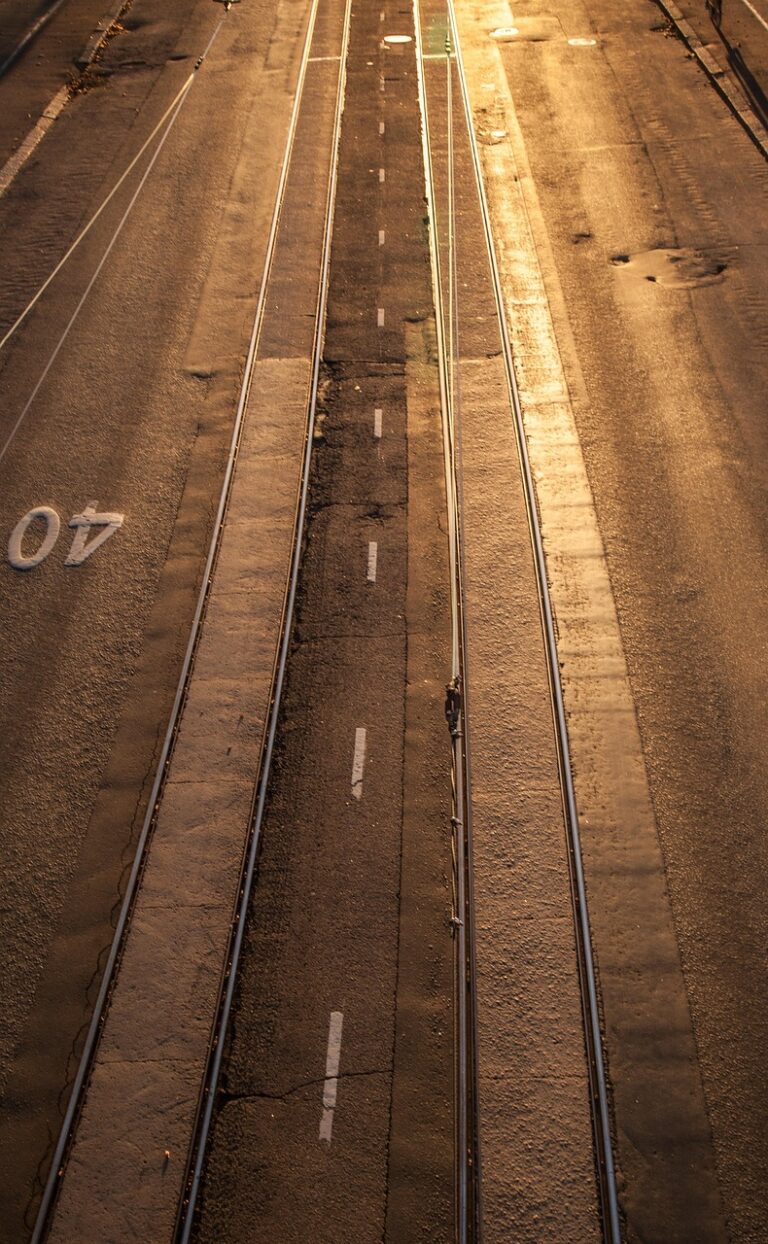 An empty road running to the horizon