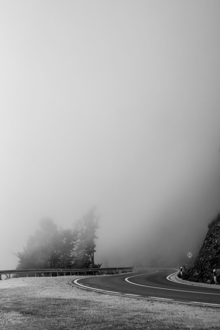 An empty road running to the horizon