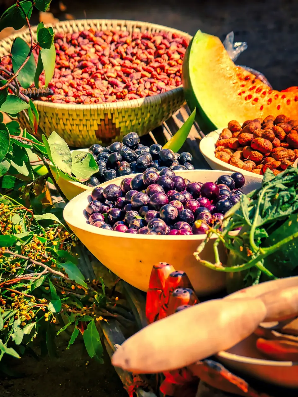 Fresh vegetables at a market stall, symbolizing plant-based dietary choices