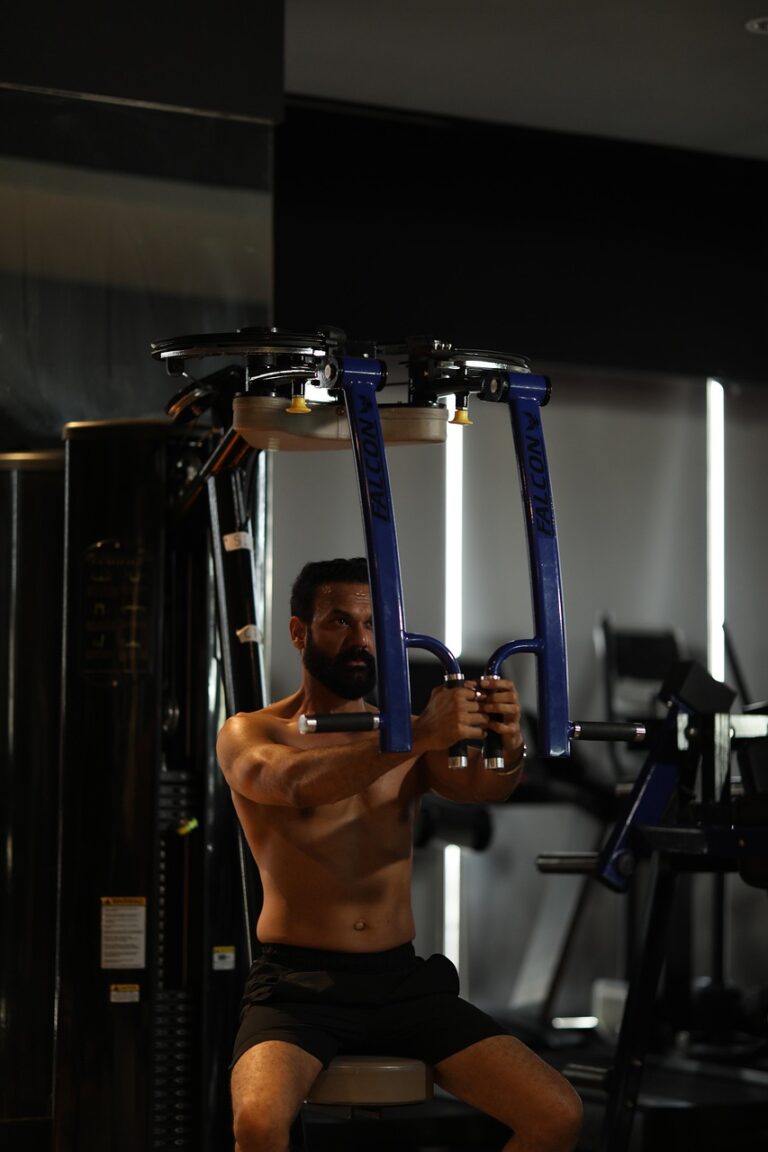 Weight plates loaded on a barbell
