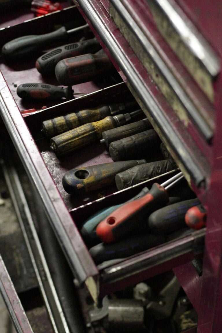 A craftsman's hands at work