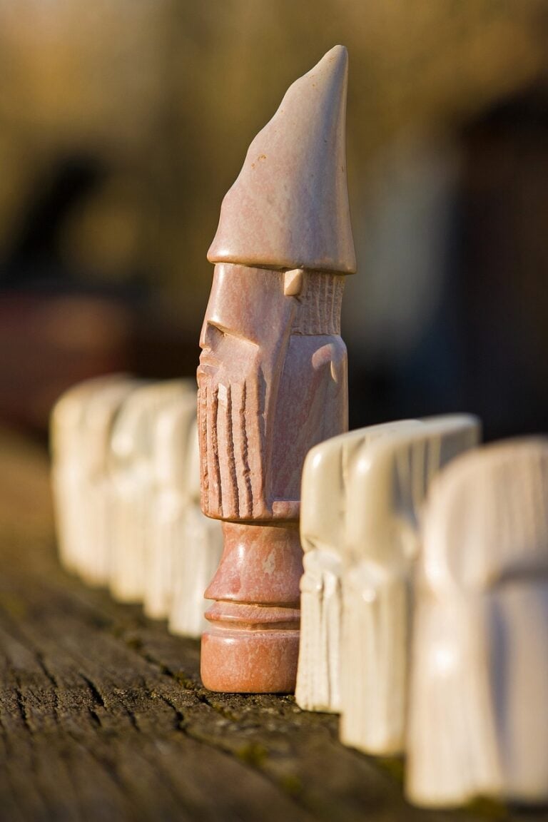 Chess pieces positioned mid-game
