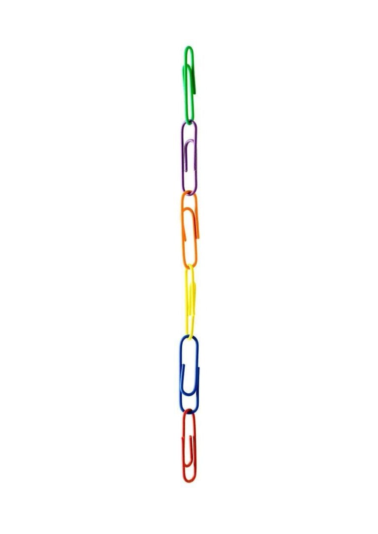 Iron links bearing a load