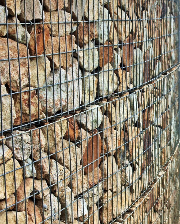 A weathered stone wall
