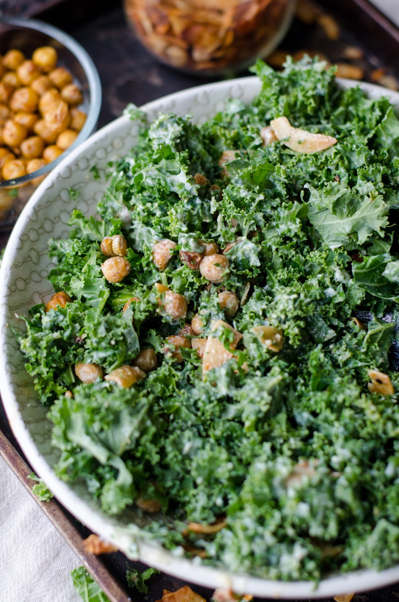 nuts and parsley in a bowl - Fatty Acids