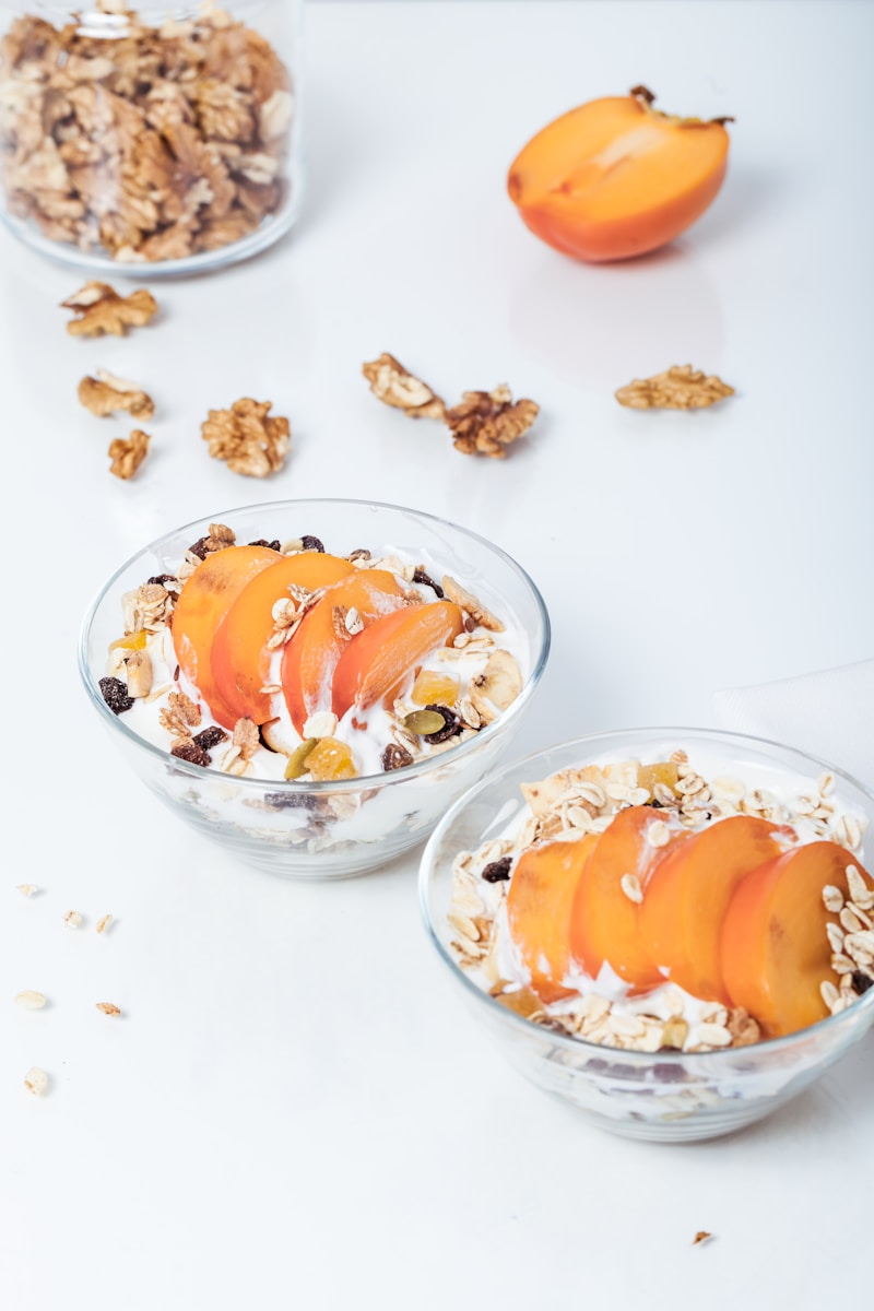 two round glass bowls with food in its Reason Your Sleep Sucks