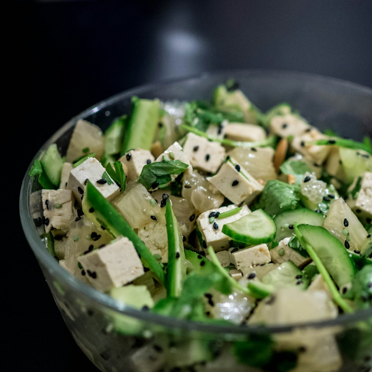 sliced of vegetables in clear glass bowl - Fatty Acids