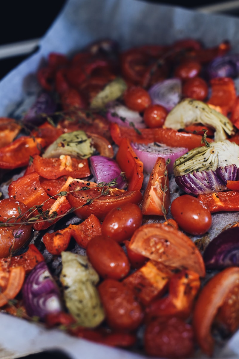 sliced tomatoes and onions Plant-Based Foods