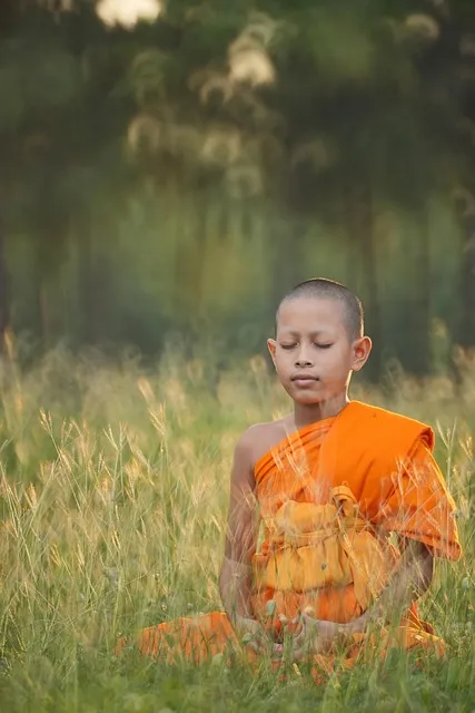 Person maintaining consistent daily meditation practice and tracking