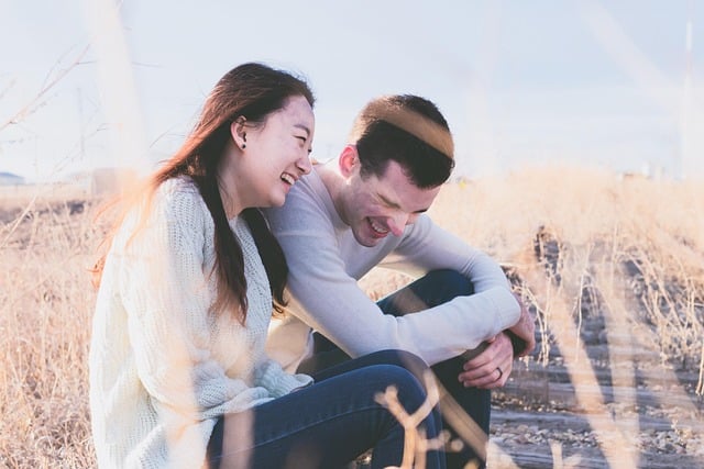 Couple working through relationship tension using evidence-based connection