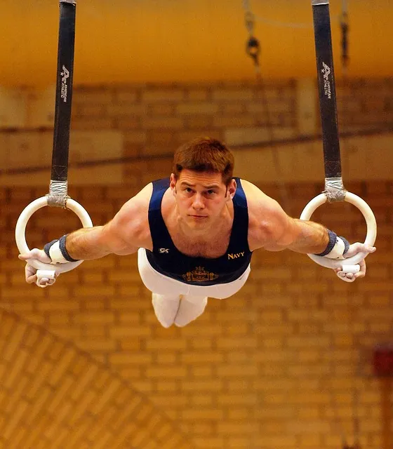 gymnast, gymnastics, man, athlete, athletics, competition, sports, holding,