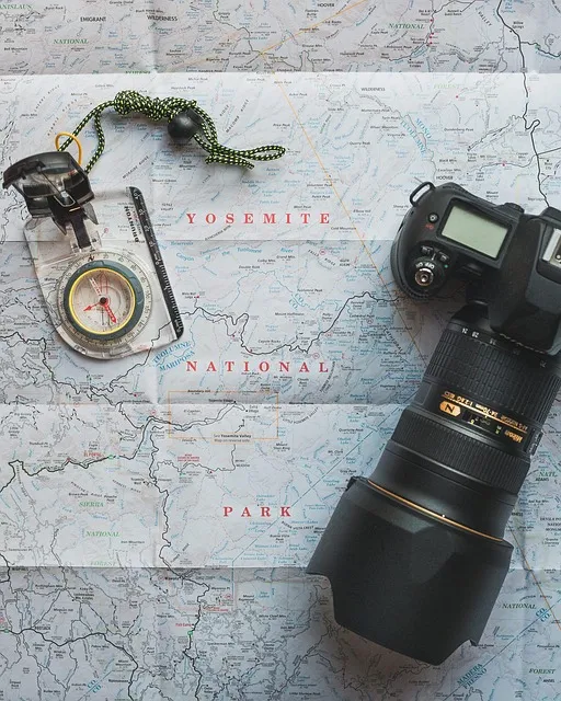 camera, compass, exploration, guidance, lens, map, travel, gray travel, gray