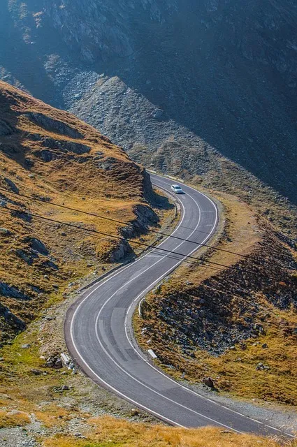 mountain, road, landscape, view, scenic, highway, nature, phone wallpaper,