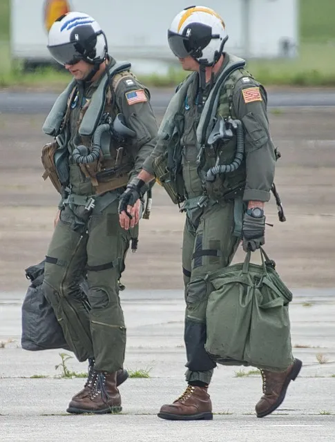 Military pilot demonstrating mental discipline and focus under pressure.