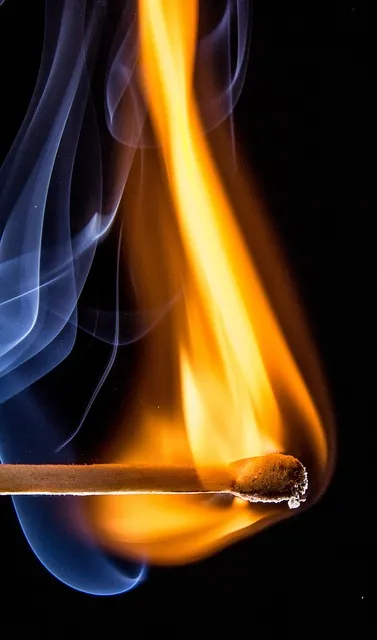 match, flame, smoke, matchstick, lighter, ignition, fire, light, burn,