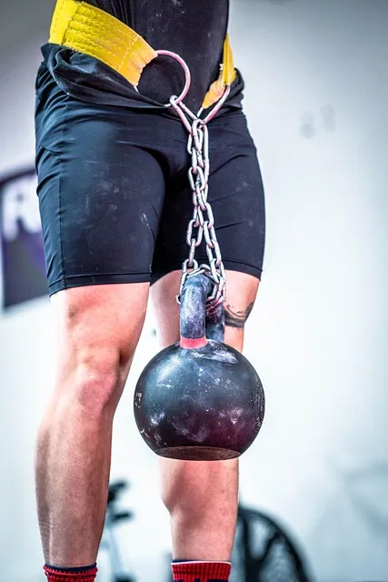 person doing resistance training