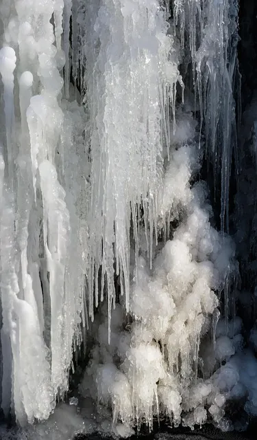 nature, waters, waterfall, ice cream, winter, season, icicle, frozen, cold,