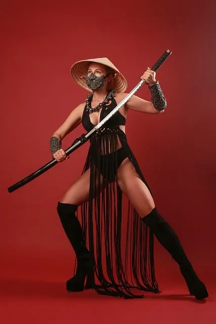 Samurai warrior practicing Bushido virtues of honor and discipline