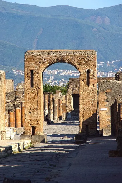 Ancient Roman ruins at Pompeii