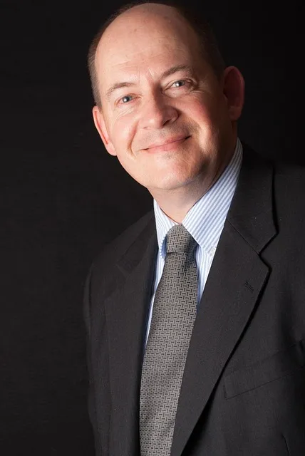 confident man in suit, strength and conviction
