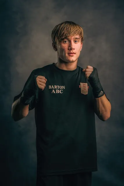 boxer boxing sports fitness male adult portrait