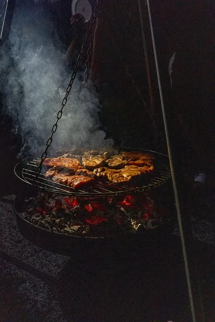 grill, steak, meal, flesh, grilling, money, fire, smoke, cook, grill, grill,