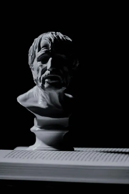 Seneca philosopher statue, stoicism, ancient philosophy, bust sculpture