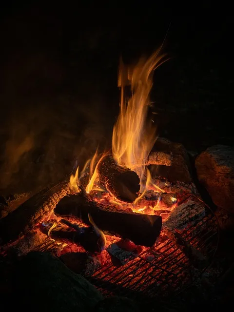 fire embers heat flames patience rebuilding