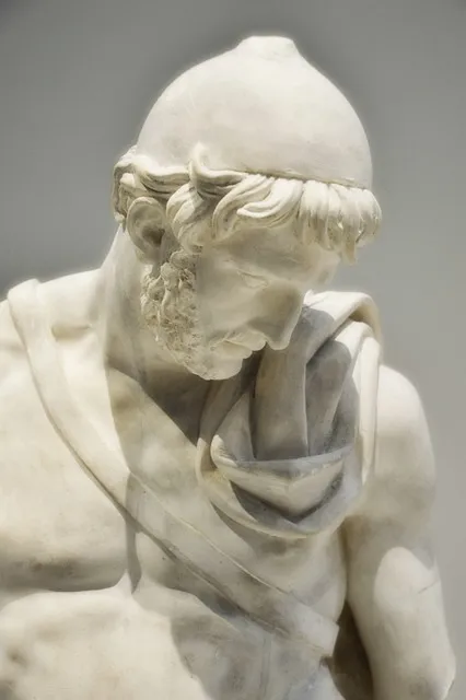 classical sculpture — discipline, composure, and quiet determination