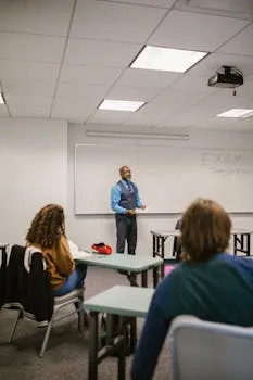 University students engaging with challenging intellectual content — the environment Peterson's discipline system was built to sustain