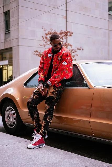 man in red jacket reflecting on his patterns and choices