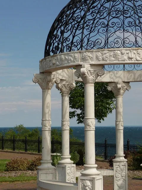 Lake Superior gazebo and waterfront — perspective from the long game