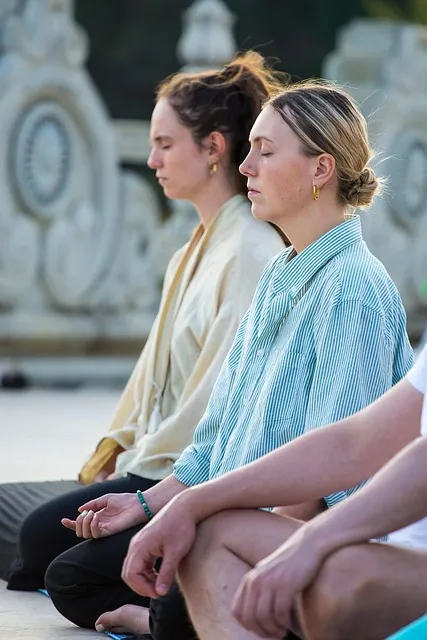 woman, girl, meditate, relax, calm, silence, stillness, mindfulness, yoga,