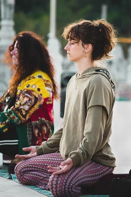 woman, girl, meditate, relax, calm, silence, stillness, mindfulness, yoga,