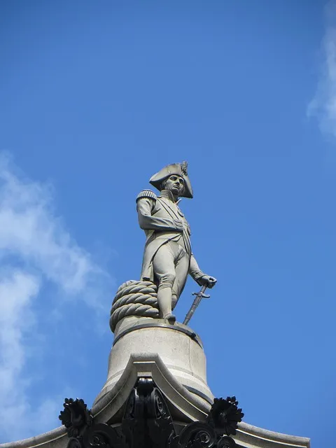 lord, nelson, column, monument, trafalgar, england, landmark, statue,