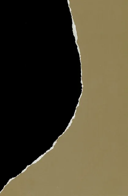 torn paper revealing compound growth beneath surface
