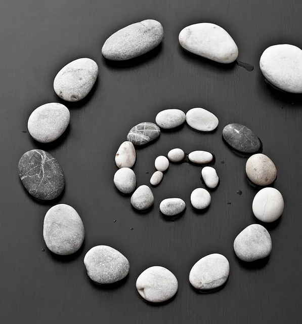 stones, yoga, zen, minimalist, meditation, spirituality, spiral, design,