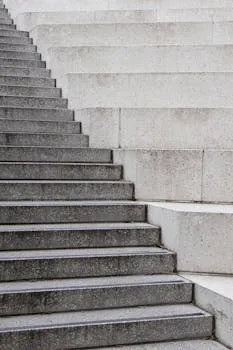 Urban staircase representing the progressive ratchet of discipline development