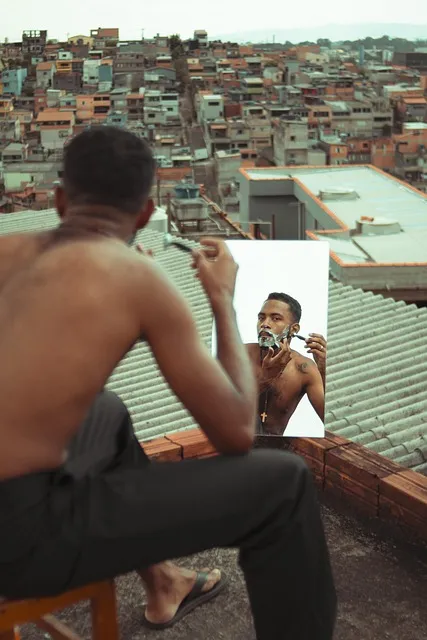 The Integrated Man Framework — man mirror reflection