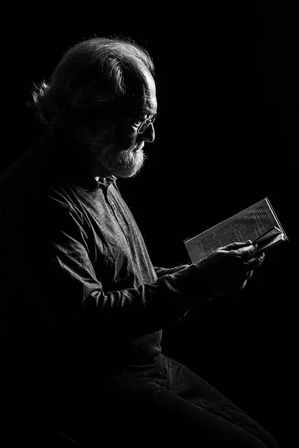 Man creating the conditions where guidance can flow by showing up prepared