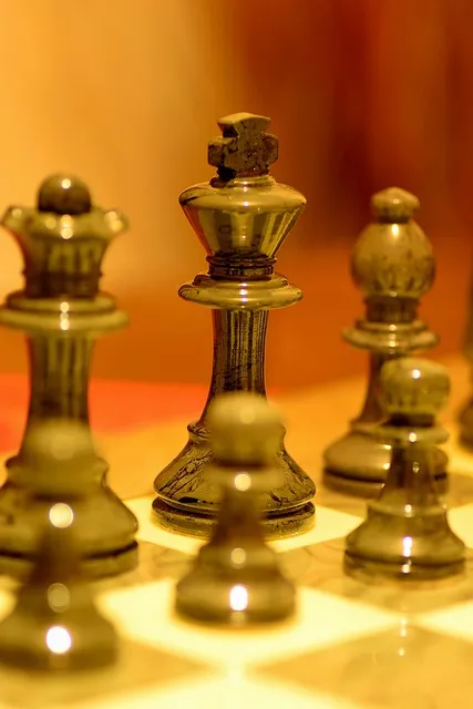 Chess pieces representing geopolitical strategy and power moves