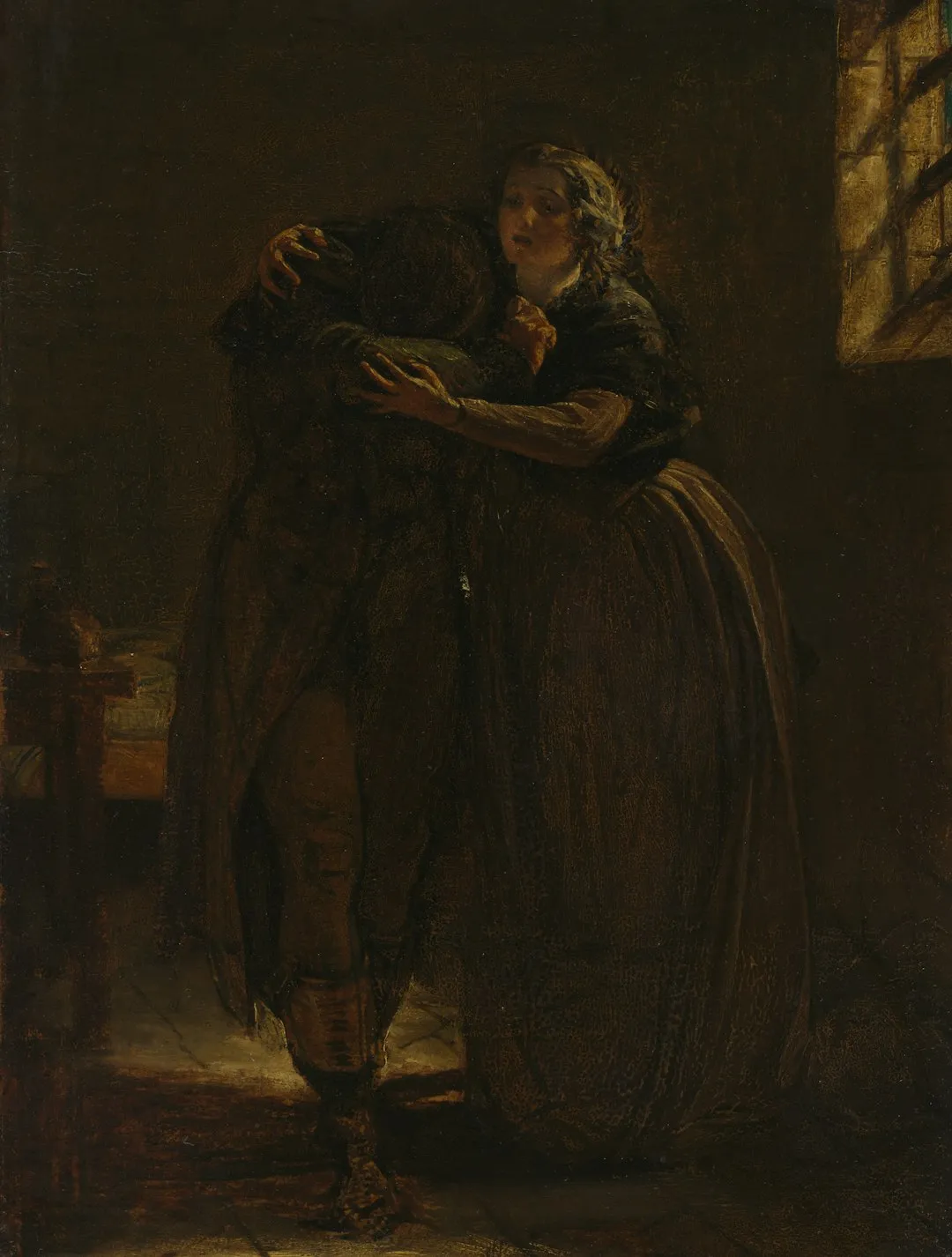 Man and woman showing genuine mutual connection and trust