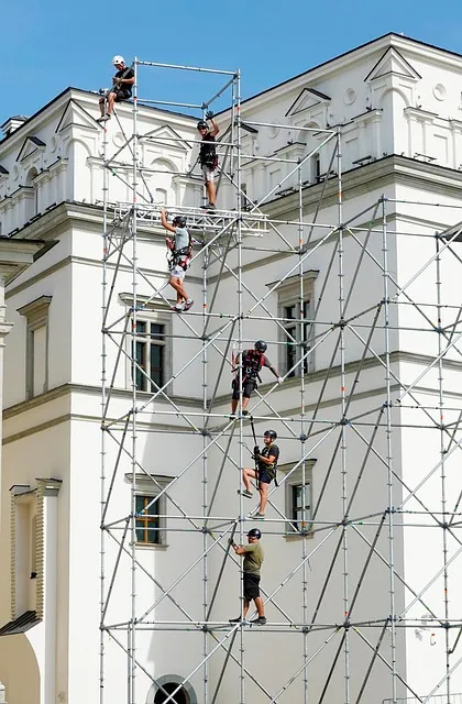 Hands building something tangible representing meaning as construction not