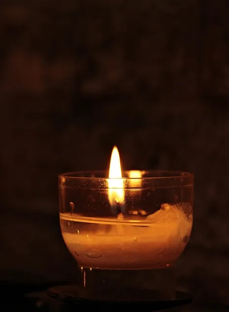 Self-care Sunday culture offering candles and bath bombs to a man whose body
